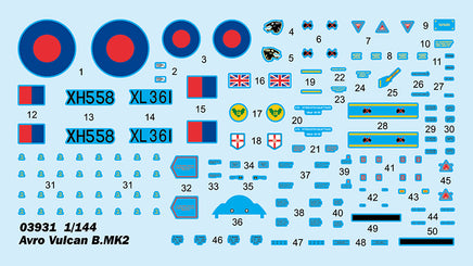 1/144 Trumpeter Avro Vulcan B.Mk 2 - 03931