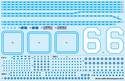 1/200 Trumpeter USS Enterprise CV-6 - 03712