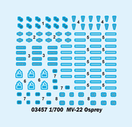 1/700 Trumpeter MV-22 Osprey - 03457