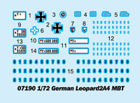 1/72 Trumpeter German Leopard2A4 MBT - 07190