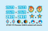 1/72 Trumpeter Russian SAM-6 Antiaircraft Missile - 07109