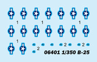 1/350 Trumpeter B-25 (Pre-Painted) - 6401