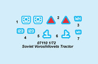 1/72 Trumpeter Soviet Voroshilovets Tractor - 07110