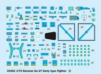 1/72 Trumpeter Russian Su-27 Early Type Fighter - 01661