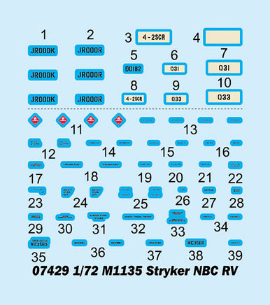 1/72 Trumpeter M1135 Stryker NBC RV - 07429