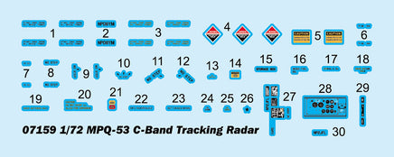 1/72 Trumpeter MPQ-53 C-Band Tracking Radar - 07159