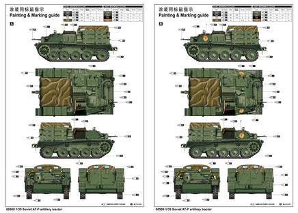 1/35 Trumpeter Soviet AT-P Artillery Tractor - 09509