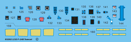 1/32 Trumpeter F-14B Tomcat - 03202
