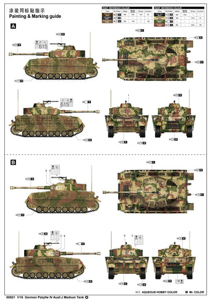 1/16 Trumpeter German Pzkpfw.IV Ausf.J Medium Tank - 00921