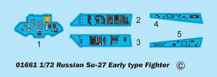 1/72 Trumpeter Russian Su-27 Early Type Fighter - 01661
