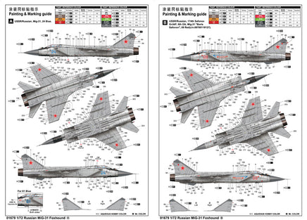 1/72 Trumpeter Russian MiG-31 Foxhound - 01679