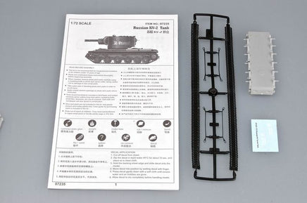 1/72 Trumpeter Russian KV-2 M1940 Tank - 07235