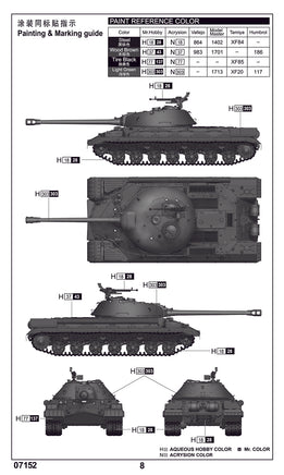 1/72 Trumpeter Soviet T-10 Heavy Tank - 07152