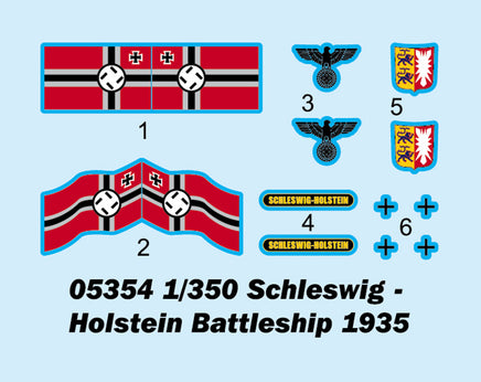 1/350 Trumpeter Schleswig – Holstein Battleship 1935 - 05354