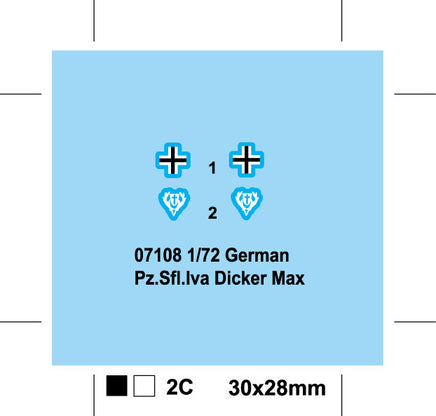 1/72 Trumpeter German Pz.Sfl.IVa Dicker Max - 07108