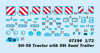 1/72 Trumpeter SLT-56 Tractor with 56T Semi Trailer - 07196