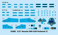 1/72 Trumpeter Russian MiG-31M Foxhound - 01681