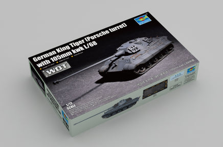 1/72 Trumpeter German King Tiger (Porsche Turret) w/105mm Kwk L/68 - 07161