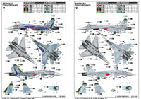 1/72 Trumpeter Russian Su-27 Flanker B Fighter - 01660