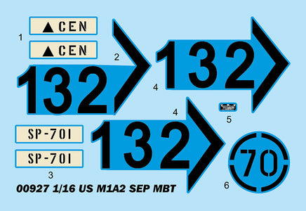 1/16 Trumpeter US M1A2 SEP MBT - 00927