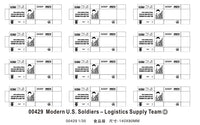 1/35 Trumpeter Modern U.S. Soldiers – Logistics Supply Team - 00429