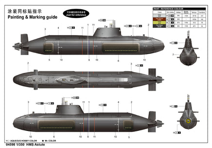 1/350 Trumpeter HMS Astute - 04598