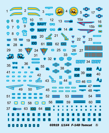 1/144 Trumpeter F-14D Tomcat - 03919