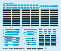 1/72 Trumpeter Russian Su-27 Early Type Fighter - 01661