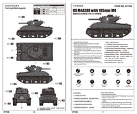 1/72 Trumpeter US M4A3E8 with 105mm M4 Tank - 07168