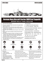 1/700 Trumpeter German Navy Aircraft Carrier DKM Graf Zeppelin - 06709