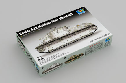 1/72 Trumpeter Soviet T-28 Medium Tank (Riveted) - 07151