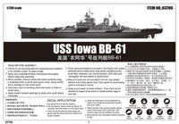 1/200 Trumpeter USS Iowa BB-61 - 03706