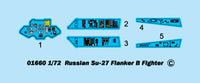 1/72 Trumpeter Russian Su-27 Flanker B Fighter - 01660
