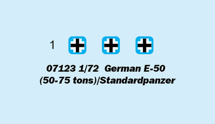 1/72 Trumpeter German E-50 (50-75 Tons)/Standardpanzer - 07123