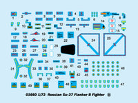 1/72 Trumpeter Russian Su-27 Flanker B Fighter - 01660