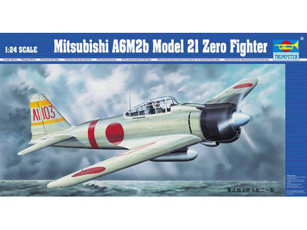 1/24 Trumpeter Mitsubishi A6M2B Model 21 Zero Fighter - 02405