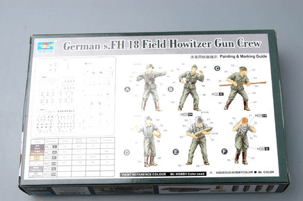 1/35 Trumpeter German S.FH 18 Field Howitzer Gun Crew - 00425