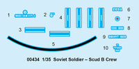 1/35 Trumpeter Soviet Soldier Scud B Crew - 00434