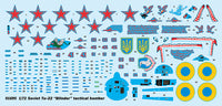 1/72 Trumpeter Soviet Tu-22 "Blinder" Tactical Bomber - 01695