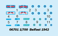 1/700 Trumpeter Belfast 1942 - 06701