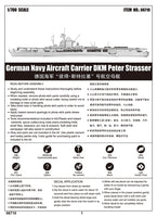 1/700 Trumpeter German Navy Aircraft Carrier DKM Peter Strasser - 06710