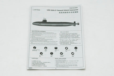 1/144 Trumpeter USS SSN-21 Sea Wolf Attack Submarine - 05904