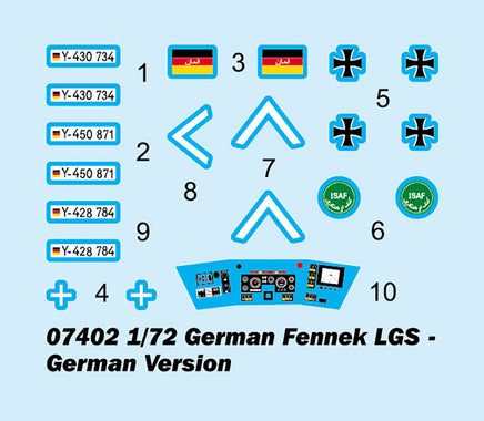 1/72 Trumpeter German Fennek LGS - German Version - 07402