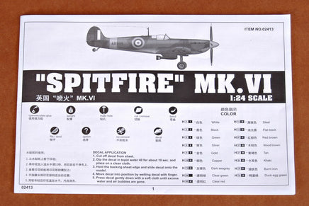 1/24 Trumpeter “Spitfire” MK.VI - 02413