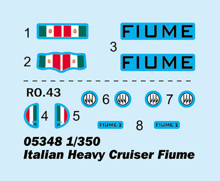 1/350 Trumpeter Italian Heavy Cruiser Fiume - 05348
