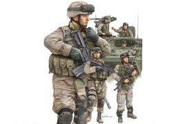 1/35 Trumpeter Modern U.S. Army Armor Crewman & Infantry - 00424 - MPM Hobbies