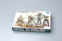 1/35 Trumpeter German s.FH 18 Field Howitzer Gun Crew Ammo Supplied Team - 00426