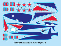 1/72 Trumpeter Russian Su-27 Flanker B Fighter - 01660
