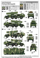 1/72 Trumpeter Russian 9P140 TEL of 9K57 Uragan MLS - 07180