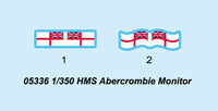 1/350 Trumpeter HMS Abercrombie Monitor - 05336 - MPM Hobbies